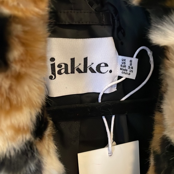 Jakke Faux Fur Leopard Coat - Picture 11 of 11